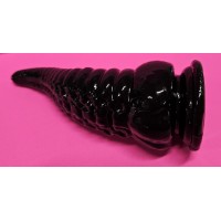 Alien Anal Plug BLACK w/suction cup base, SO CUTE!