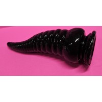 Alien Anal Plug BLACK w/suction cup base, SO CUTE!