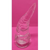 Alien Anal Plug, Clear, w/suction cup base