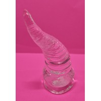 Alien Anal Plug, Clear, w/suction cup base