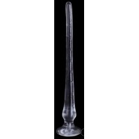 Anal Plug Long 10" w/suction cup CLEAR