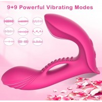 APP Compatible Wearable Panty Vibe, 18 Functions (9 Functions BOTH ends), Rechargeable. PINK