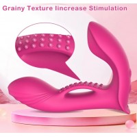 APP Compatible Wearable Panty Vibe, 18 Functions (9 Functions BOTH ends), Rechargeable. PINK