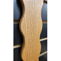 Wood Paddle, Oak, 18 1/2", Wavy Look, Custom Made