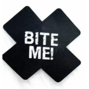 Pasties "Bite Me" BLK, 1 Pair