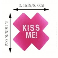 Pasties "Kiss Me" PNK, 1 Pair