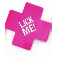 Pasties "Lick Me" PNK, 1 Pair