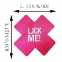 Pasties "Lick Me" PNK, 1 Pair