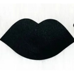 Pasties "Lips" BLK, 1 Pair