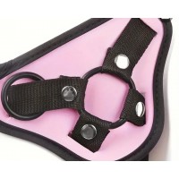 Strap-on Harness w/extra silicone ring, PINK, One Size