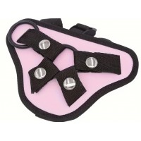 Strap-on Harness w/extra silicone ring, PINK, One Size