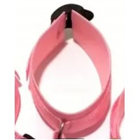 Under-the-Bed Restraints w/cuffs, Beginner's, PINK