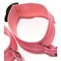 Under-the-Bed Restraints w/cuffs, Beginner's, PINK