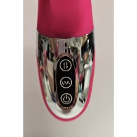 Thrusting Rabbit Vibrator 14 Function Rechargeable, PINK