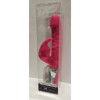 Thrusting Rabbit Vibrator 14 Function Rechargeable, PINK