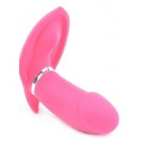 Wearable Panty Vibrator w/Remote Control, 10 Function, Rechargeable, PINK