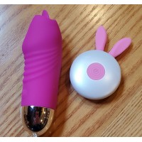 Remote Control Vibrating Tongue 12 Speeds Rechargeable Silicone PINK (LAST ONES AVAILABLE)