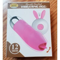 Remote Control Vibrating Tongue 12 Speeds Rechargeable Silicone PINK (LAST ONES AVAILABLE)