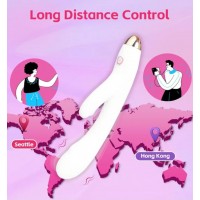 APP Compatible Vibrator, 8 Function, WHITE