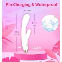 APP Compatible Vibrator, 8 Function, WHITE