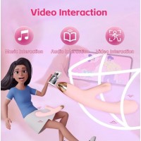 APP Compatible Vibrator, 8 Function, PINK