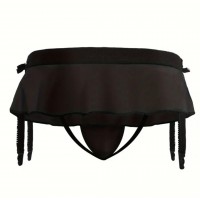 Men's Garterbelt Panty BLK