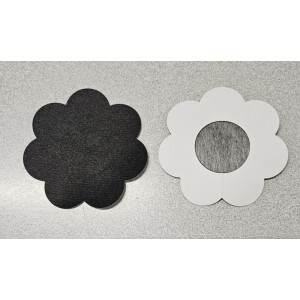 Nipple Covers/Pasties, 5 Pairs, Black