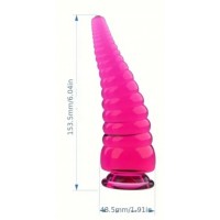 Alien Anal Plug PINK w/suction cup base