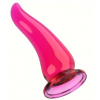 Alien Anal Plug, Smooth, PINK w/suction cup base