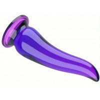 Alien Anal Plug, Smooth, PURPLE w/suction cup base