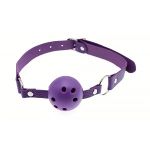 Ball Gag, Breathable, PURPLE