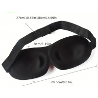 Blindfold, Padded, BLK