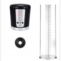 Penis Pump, Rechargeable, BLACK/CLEAR (COMING SOON!)