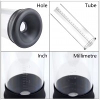 Penis Pump, Rechargeable, BLACK/CLEAR (COMING SOON!)