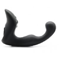 Prostate Massager 10-Speed Rechargeable Black Silicone  (Type II)