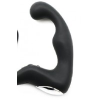 Prostate Massager 10-Speed Rechargeable Black Silicone  (Type II)