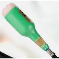 Sex Machine Attachment "Beer Bottle" Male Masturbator (use with #SM-BLK Sex Machine)