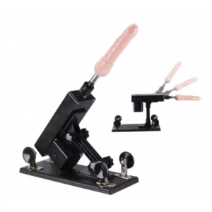 Sex Machine Black w/Dong attachment