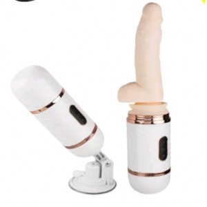 Sex Machine White w/Dong Attachment